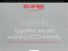 Tablet Screenshot of ecocarwash.com